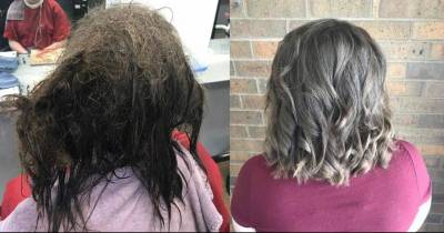 Before And After Pics Of Teen's Hair Show How Depression Impacts Everything