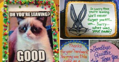 These Are The Rudest Goodbye Cakes You Will Ever See