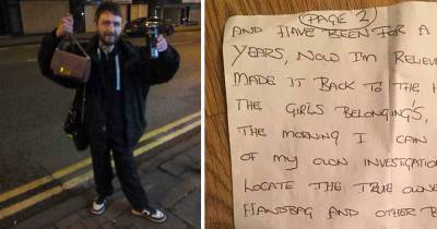 Homeless Man Spends 2 Days Returning Lost Bag To Woman &ndash; Changes His Life When She Gets It Back