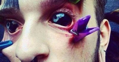 Extreme Eyeball Tattoos That Are Full Of Nope!