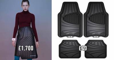 The Internet Can&rsquo;t Stop Laughing At Balenciaga&rsquo;s $2200 Skirt That Looks Like A Car Mat