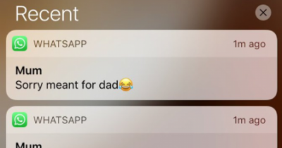 Man Terrified After Mother Accidentally Sends Him Pictures Meant For His Dad