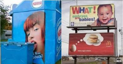 31 Of The Stupidest Placed Advertisements You'll Ever See
