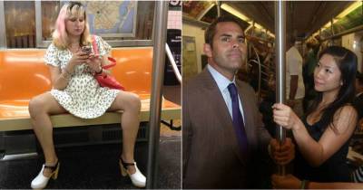 Weird Images Of Women Taken On Subways