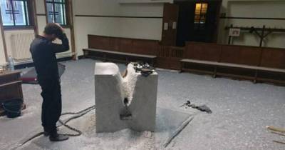Artist Rescued 19 Days After Getting Chained To a Marble Block