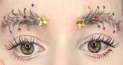 Are Christmas Tree Eyebrows The Latest Beauty Trend?