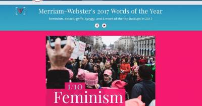 Merriam-Webster&rsquo;s Revealed 'Feminism' As Word Of The Year