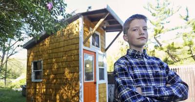 13-Year-Old Builds His Own Tiny House In His Backyard And Only Spent $1,500!