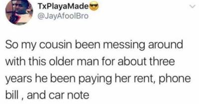 Guy Tweeted The Most Horrific Story About His Cousin&rsquo;s Sugar Daddy And It&rsquo;ll Leave You Shook