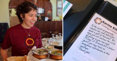 Customer Walks Into Restaurant But Can&rsquo;t Afford It, Then Finds A Note In The Bill