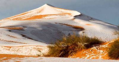 The Sahara Desert Goes White Again And The Pictures Are Insanely Awesome