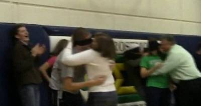 Blindfolded High School Students Tricked Into Making Out With Their Parents By Their Principal