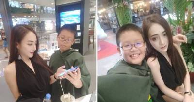 Rich 10-Year-Old Boy Dates 22-Year-Old Gorgeous Model And Buys Her an iPhone X