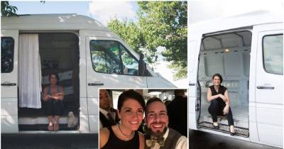 Women Converts A Van Into A Home To Avoid Paying Expensive Property Rent