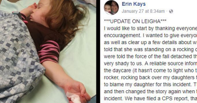 Little Girl Injures Her Finger Severely At Daycare, Mom Later Realizes There May Be More To The Accident Then She Is Informed By The Daycare