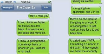 Ice Cold Texts From Pissed Off Exs
