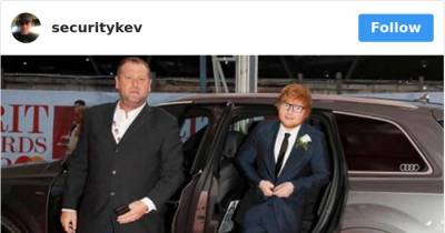 Ed Sheeran&rsquo;s Security Guard Has Stolen The Show With His Hilarious Instagram Posts