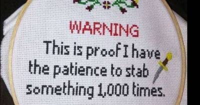 These Sure Are Not Your Granny's Cross Stitch Patterns