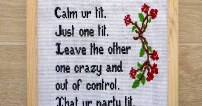 These NSFW Cross Stitch Designs Were Definitely Not Made By Your Grandmother