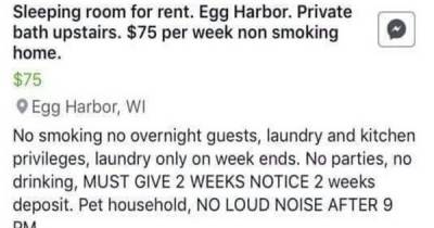 This Lady Is Trying To Rent Out A Room, But Her Rules Are Ridiculous, And The Internet Is Letting Her Know It