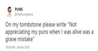 Not Sure If We Should Laugh Or Cringe At Some Of These Puns