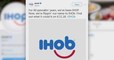 Businesses Trolling IHOP for changing to IHOb Is The Best Thing On The Internet Right Now