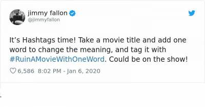 Jimmy Fallon Asked Social Media Users To Ruin Movies Using One Word, Gets Hilarious Responses In Return