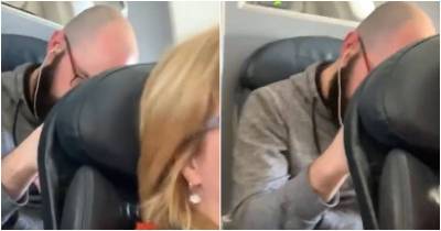Viral Video Shows Man Repeatedly Punching Woman's Plane Seat Because She Reclined It