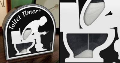 You Can Now Buy A Toilet Sand Timer For People Who Spend Too Much Time In Washroom