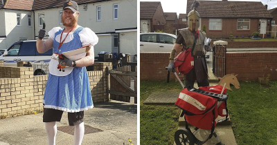Postman Dresses Up In Cute Outfits Each Day To Cheer Up People In Lockdown