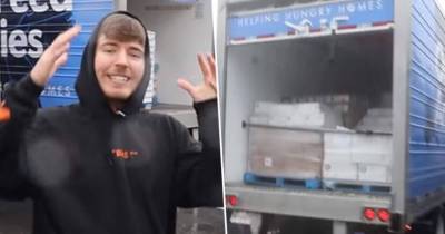 Youtuber Mr. Beast Donates More Than $1 Million Worth Of Food And Other Essentials To Food Banks