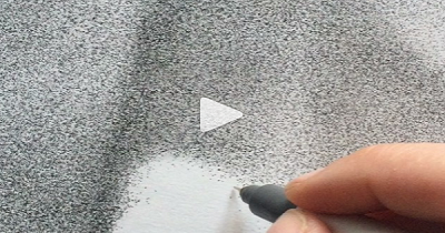 She's Been Drawing Tiny Dots For 70 Hours. Now Watch When The Camera Zooms Out