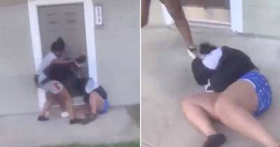 Horrifying Video Shows Teens Beating Pregnant Mom And Kicking The Toddler
