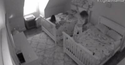 Toddler Caught Swinging From The Chandelier After Bedtime