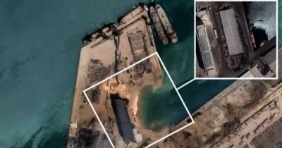 Before And After Satellite Images Show The Magnitude Of Destruction Caused By The Blast In Beirut