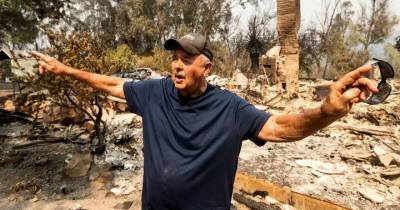 Californian Man Heartbroken After Dream Home He Spent 30 Years Building Is Destroyed In Wildfire