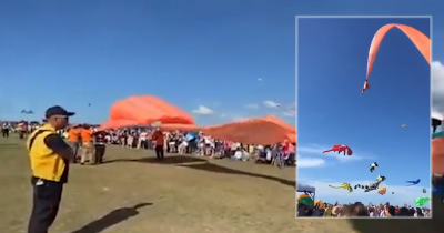 Heart-Stopping Videos Shows 3-Year-Old Girl Is Lifted More Than 100ft Into The Air By A Giant Kite