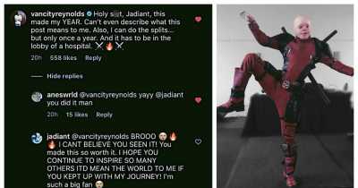 Ryan Reynolds&rsquo; Reply To This Pic Of A Burn Victim Cosplaying Deadpool Is Ruling Over The Internet