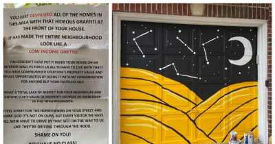 Woman accused of 'devaluing' other homes and turning the road into &lsquo;low-income ghetto&rsquo; after she painted her garage door yellow