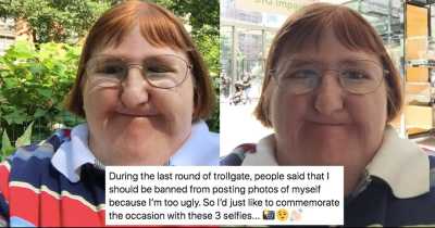 Woman Told She Is 'Too Ugly' To Share Her Picture Posts A Selfie Every Day For A Year