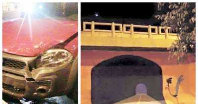 Driver Smashes Into Wall After Some Street Artist Painted A Fake Tunnel On It