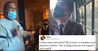 Black Man Kicked Out Of Sushi Restaurant For Wearing Sneakers Shows The Double Standards Of The Society