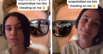Woman Discovers Her Boyfriend Is Cheating On Her Through Reflection In The Sunglasses