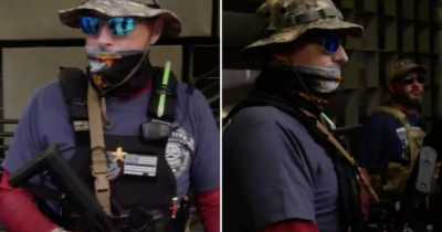 Journalist Confronts Armed Trump Supporters And Asks Them Why They're 'Dressed For War'