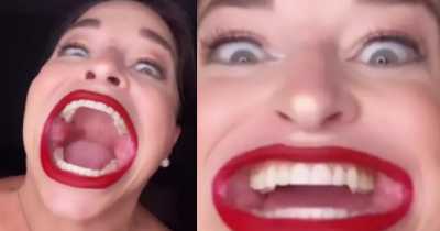 Meet Samantha, Woman With The 'World's Biggest Mouth,' Who Racked Up To 750K TikTok Followers Posting Videos Of It