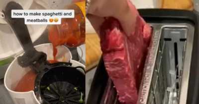 Bizarre Clip Makes Chaos On The Internet As One TikTok User Cooks Steak In Toaster For Her Boyfriend