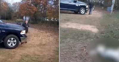 Police Officer Shoots Child's Three-Year-Old Terrier Mix Dead On The Spot After It Barked At Him When He Drove Down The Wrong Driveway