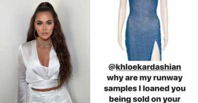 Celebrity Designer Publicly Calls Out Khloe Kardashian For Selling One of His Sample Dresses On 'Kardashian Kloset'