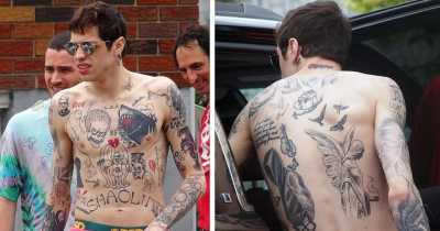 This 27 year Old Actor and Comedian Star Pete Davidson Is Getting All Of His Tattoos Removed