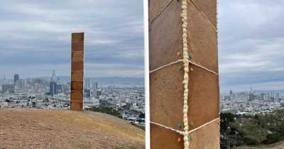 Gingerbread Monolith Mysteriously Emerges On San Francisco Hilltop On Christmas Day